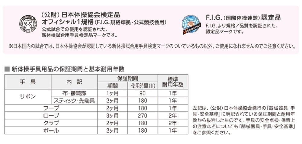 SASAKI Rhythmic Gymnastics Equipment Ribbon Stick Certified by International Gymnastics Federation Japan Gymnastics Association Certified Glass Stick