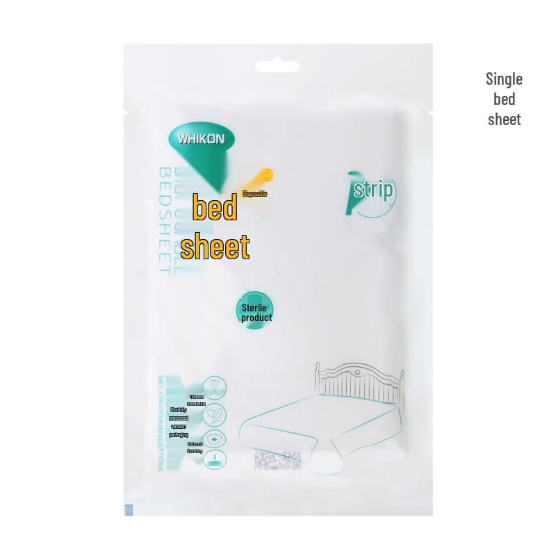 WHIKON Huikang Disposable Vacuum-Packed Towel, Bed Sheet, Duvet Cover, Pillowcase & Toilet Seat Cover Set