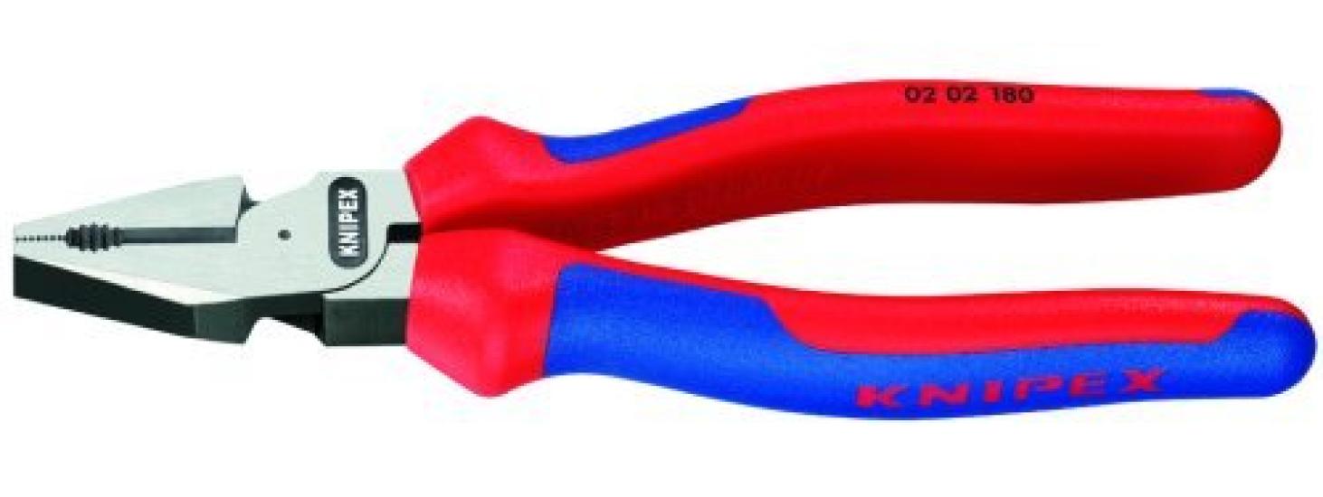 

Knipex 0202180 Комбинированные плоскогубцы с высоким рычагом, рукоятки Comfort Grip, 7-1/4 дюйма - [товар]