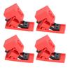 4 Pcs Circuit Breaker Lockout Device High Temperature Resistant Clamp On Single Pole Breaker Lock Out 120 277V