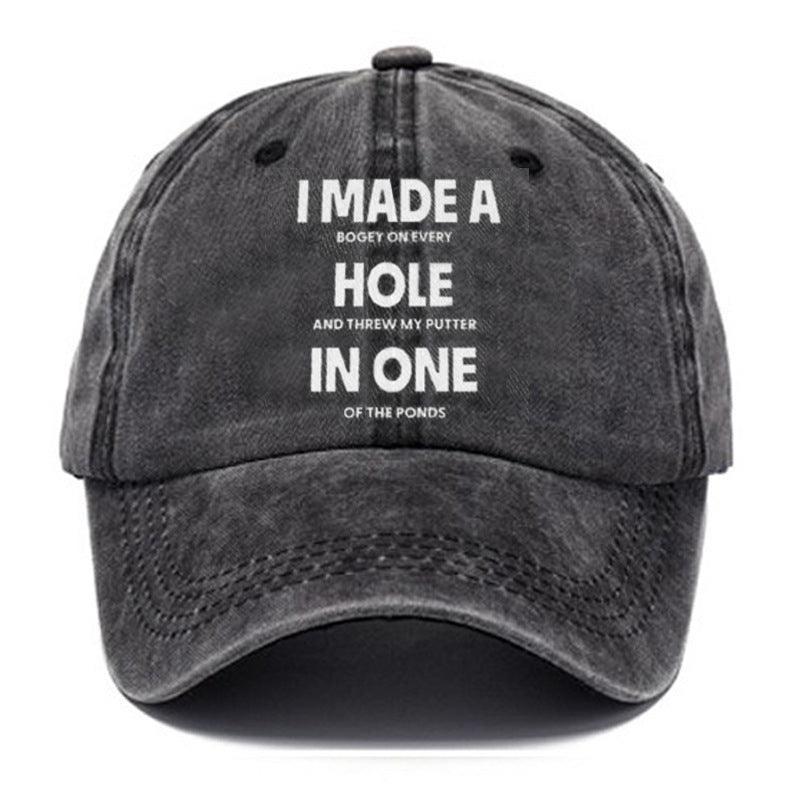 Washed cotton printed Guz motorcycle hat baseball cap men's and women's cap sun hat outdoor sun protection cap