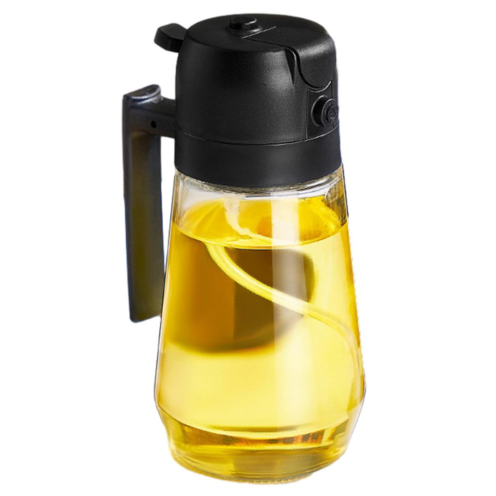 2 In 1 Oil Spray Bottle Kitchen Olive Oil Dispenser Leakproof High Capacity Oil Sprayer For Cooking Salad Barbecue BBQ Baking