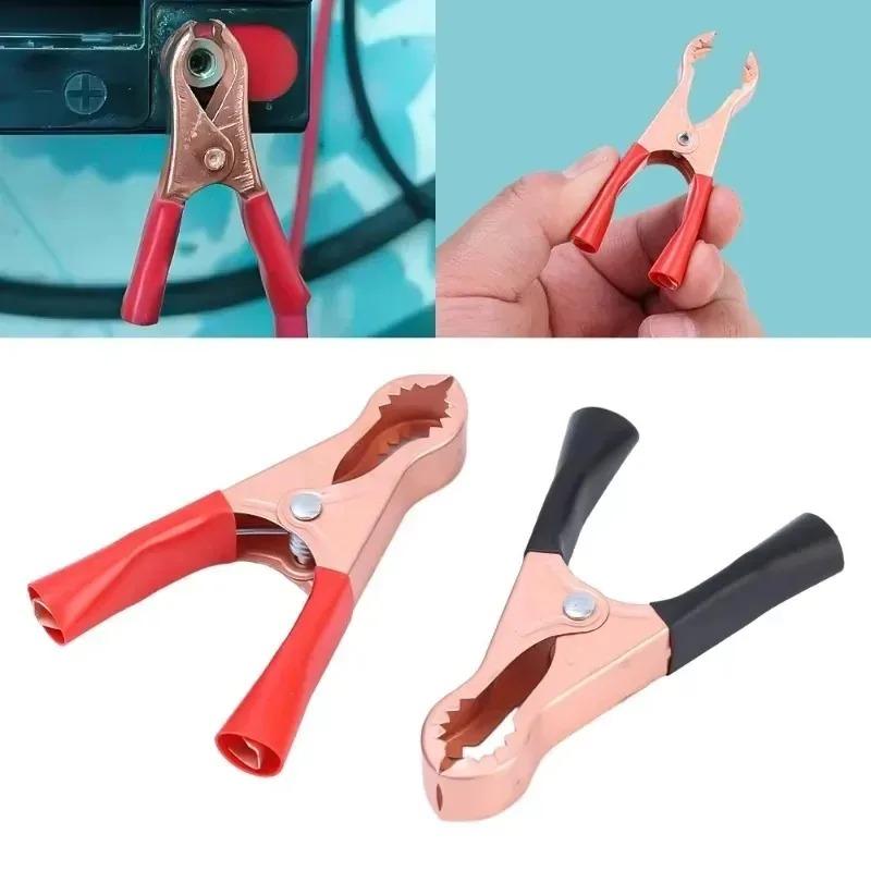 Auto Battery Alligator Clip Insulated for Jumper Cables 30A Car Charger Lead Clamp Tools Accessories Copper Spring Connectors