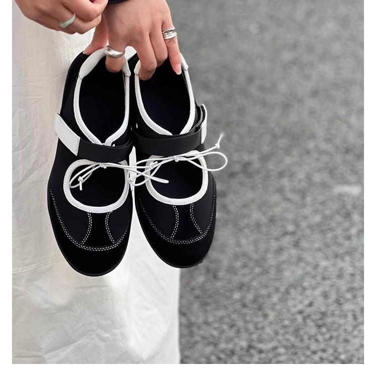 

Ретро мода удобные повседневные туфли Мэри Джейн на мягкой подошве женские 2025 новые на платформе спортивный стиль балетки 41