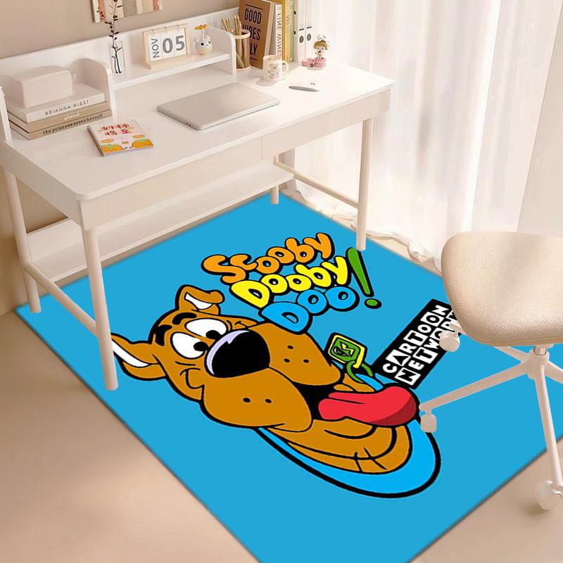 Halloween Cartoon Comedy Adventure Movie Scooby-Doo Carpet Is Suitable for Living Room and Bedroom Doormats Office Balcony Decorative Carpet V8