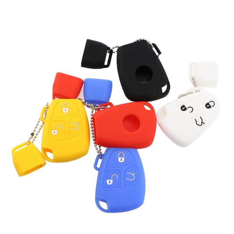 3 Tasten Auto Fernbedienung Schlüssel Fall Abdeckung Schutz Halter für Mercedes Benz W211 W202 BCE Klasse ML S CL 220. schlüssel