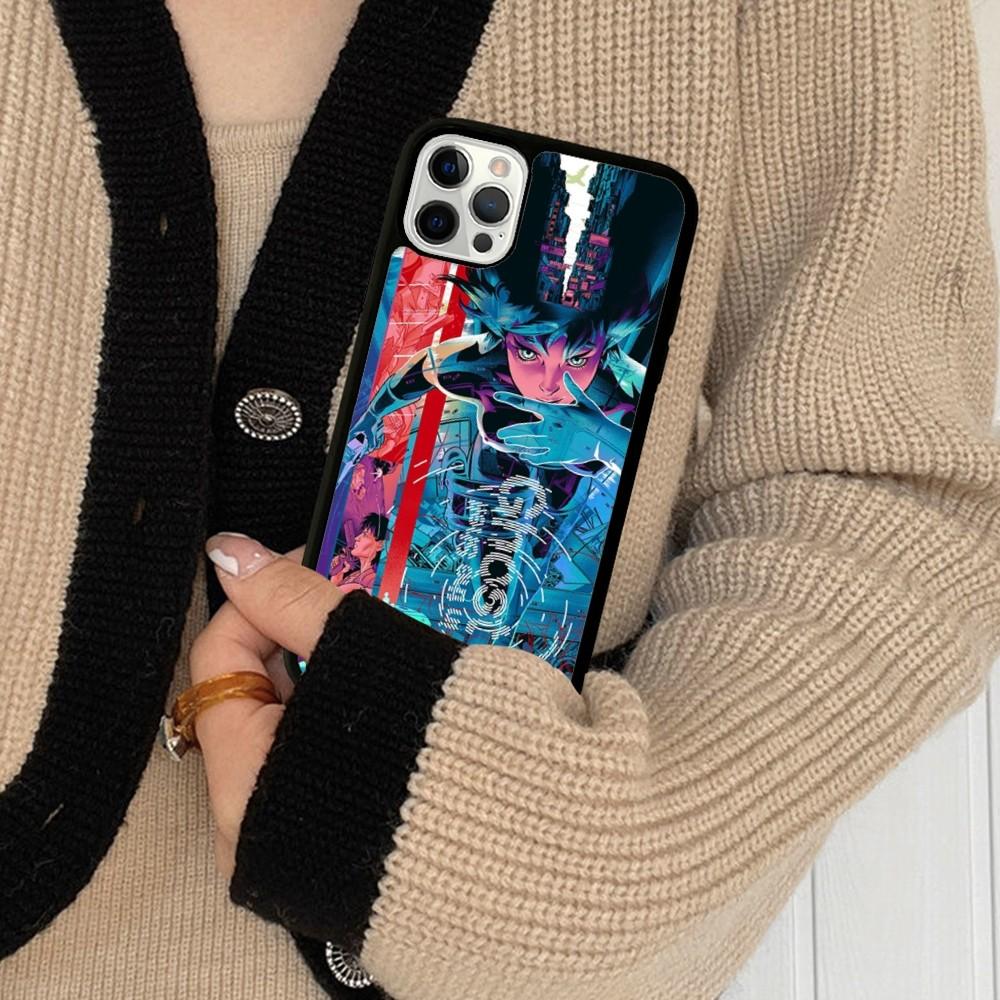 Ghost In the Shell Phone Case Silicone PC+TPU For For iPhone 11 12 13 14 15 16 Plus Pro Max Cover