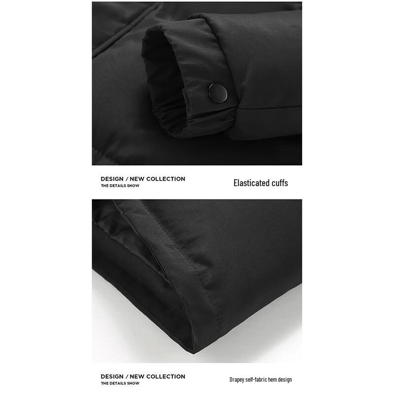 Jeep Men's Autumn/Winter Stand Collar Padded Casual Jacket