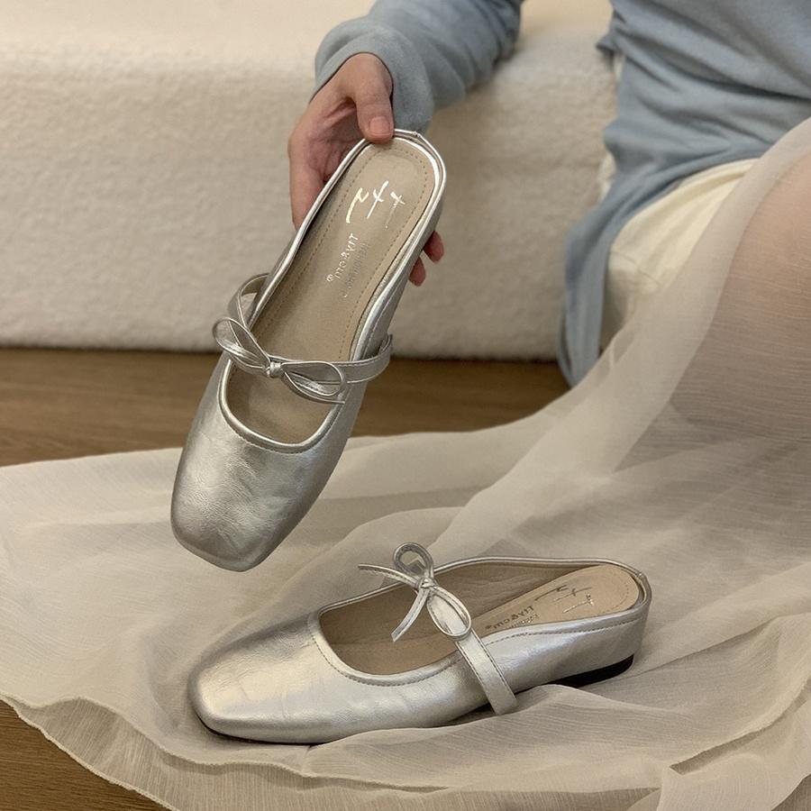 Fashion Bailamos Women Casual Flats Comfortable Soft Boat Shoes Loafers Ballerina Shallow Round Toe Ballet Flat Shoes Women Slip On Side