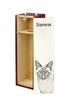Siamese - Wine Box with a Cat, Alcohol Box with Graphics, Personalized Gift Box from the Art-Dog Brand
