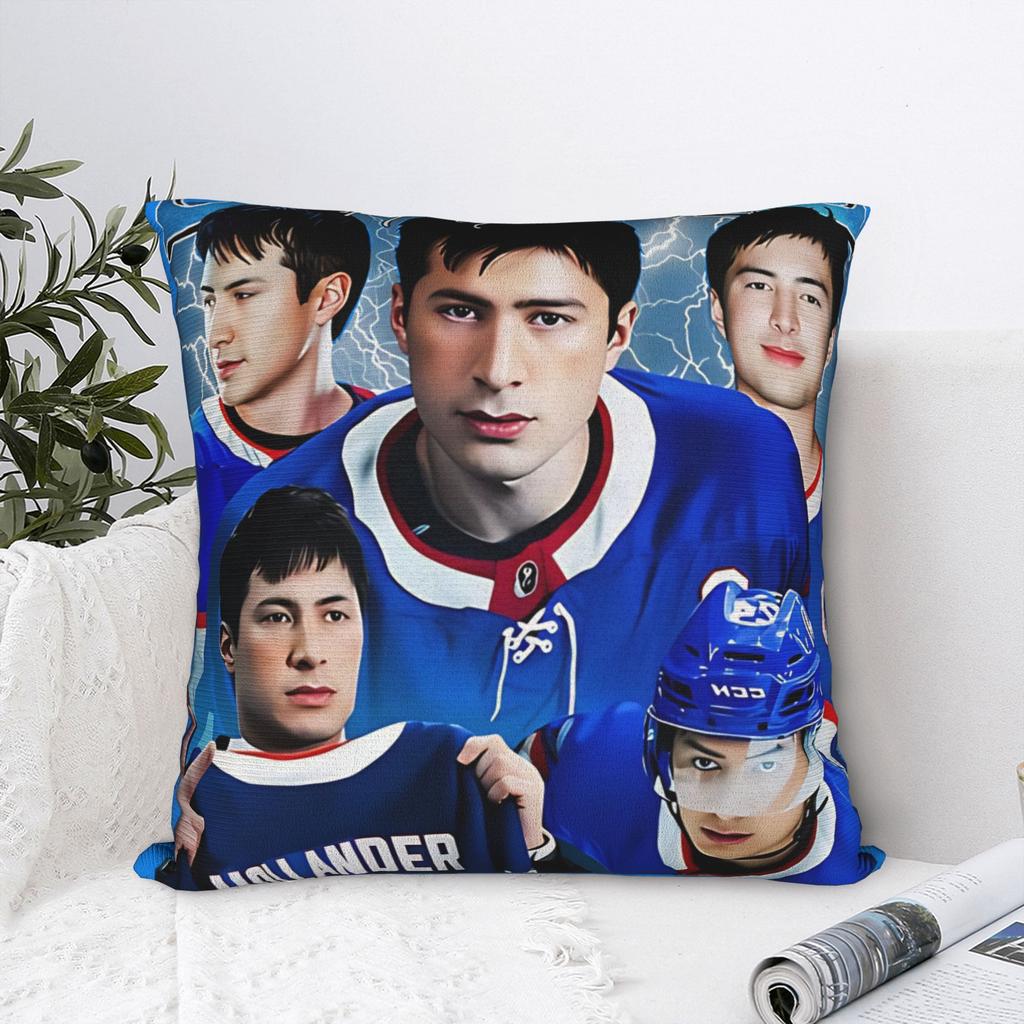 Heated Rivalry Hollander Queer Hockey Square Pillow Cases Cushion Cover Custom Polyester Decorative Pillowcover for Bed xcm
