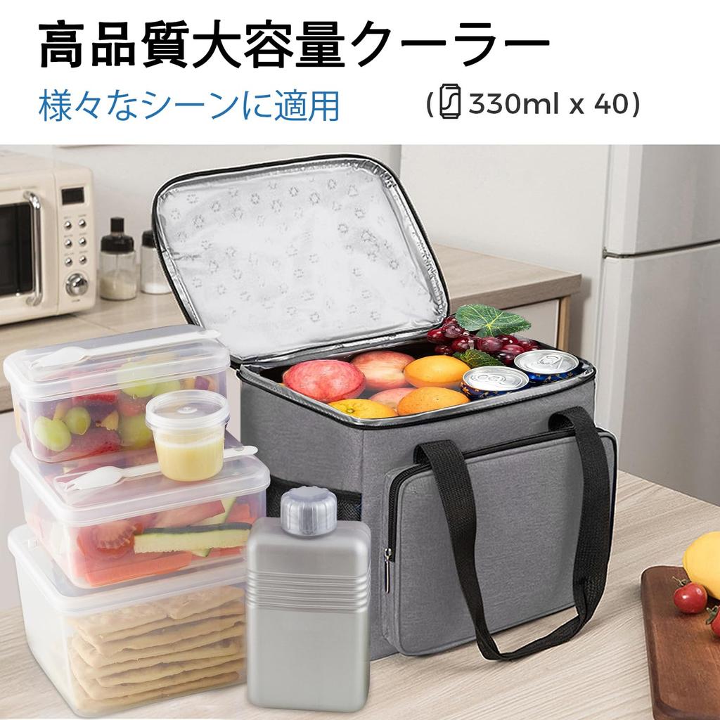 Roleness Cold Large Cooler 3 Layer Lightweight Cooler Water Lunch Storage Great for Sports Cherry Blossom Fishing Bag, Capacity, 30L, Bag, Insulation,