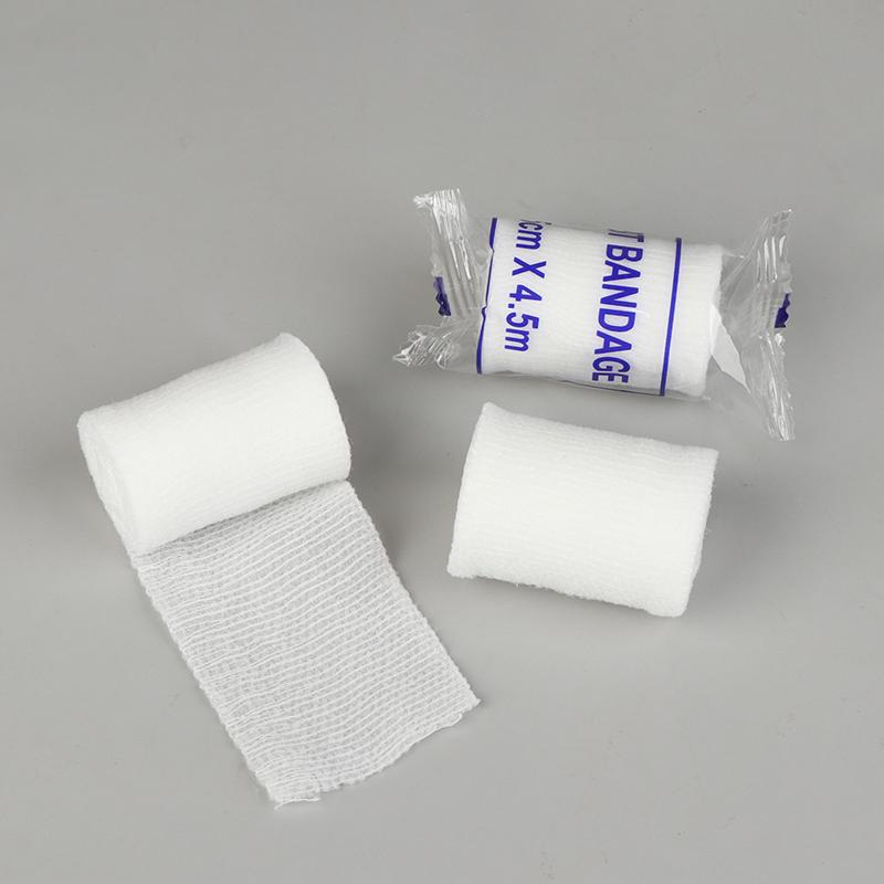20 Rolls/Lot 5Cmx4.5M Pbt Elastic Bandage First Aid Kit Gauze Roll Wound Dressing Nursing Emergency Care Bandage