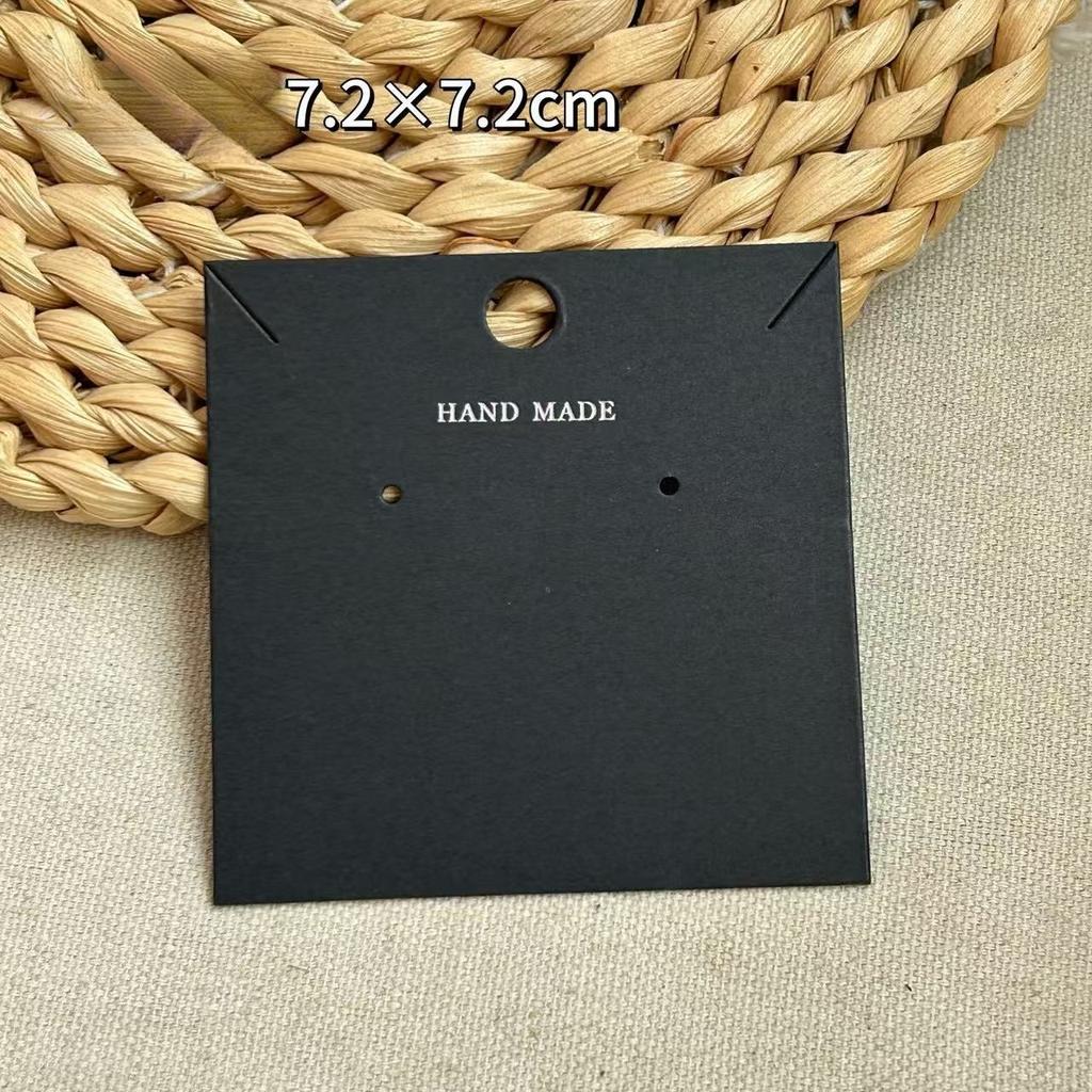 Fashionable and Minimalist Accessory Cardstock Earrings and Necklaces Display Card Hairbands Hair Clips Packaging Paper Cards Jewelry Back Cardboard