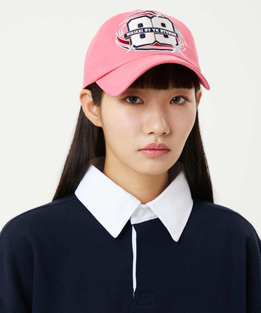 WAIKEI 89 Logo Ball Cap Pink