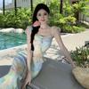 French Chiffon Flutter-Sleeve Slimming Fairy Dress