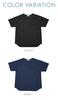 Phiten Recovery Wear Pocket T-Shirt, Navy, Size M, Relaxation Wear, Sportswear, Men's, Women's, Unisex, Made with Pique Mesh Material