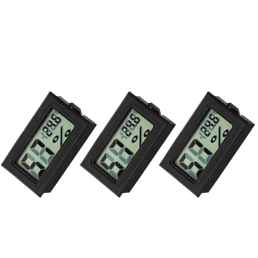 3pcs Mini Thermometer Hygrometer Digital Display Humidity Meters Indoor Thermometers Temperature Indoor Office Digital Humidity