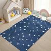 Star Pattern Carpet Mat Rug Night Sky Design Home Decoration Living Room Bedroom Modern Floor Decor Home Rugs for Bedroom