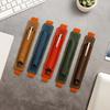Elastic Band Pen Case Holder Crazy Horse Leather Portable Pen Pouch Retro Pen Case  Collector Use