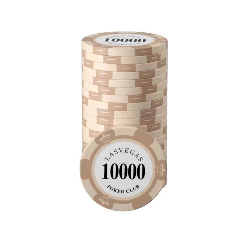 Texas Hold'Em Chip Coin Baccarat Plastic Card Chess Room Special Token Money Chip Cards Used For Playing Mahjong