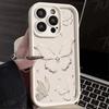 Gold Butterfly Silicone Phone Case For iPhone 16 15 14 Pro Max Cases iPhone 13 12 11 Pro Max Mini XS XR X 7 8 Plus SE 2020 Cover