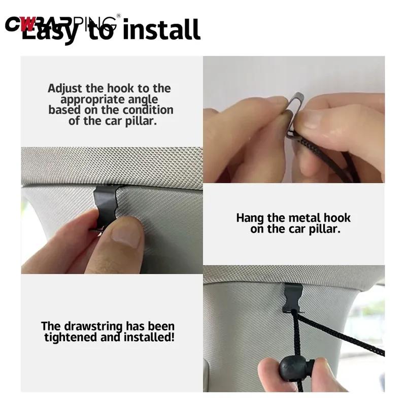 2Pcs Car Isolation Curtain Detachable Simple Curtain Sealed Privacy Curtain Blackout Fit for Business Vehicle RV Car Accessories