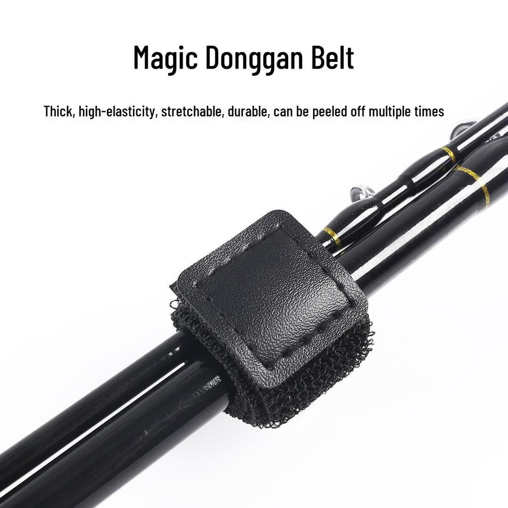 Cross-Border Fishing Rod Bundle with Protective Sleeve, High-Elastic Velcro Ties, Perfect Fishing Gear and Accessories.