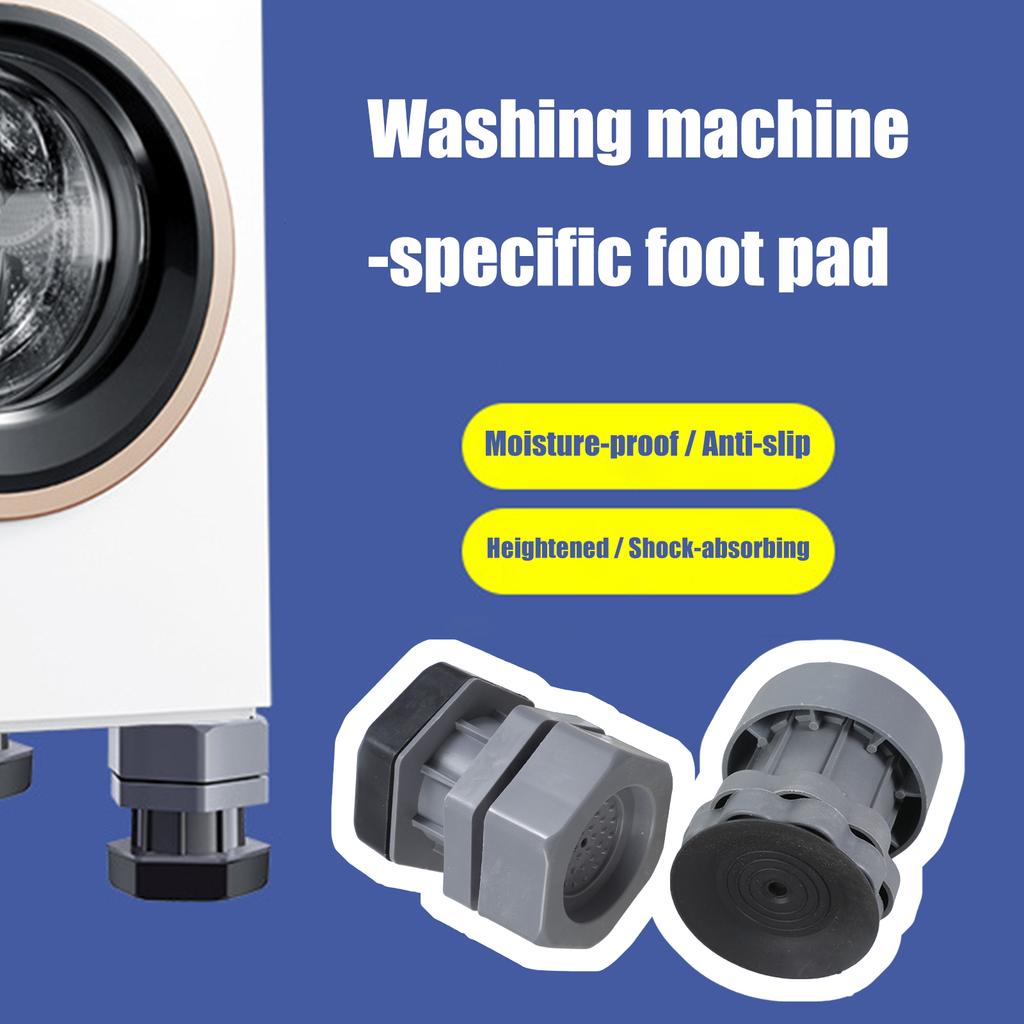 8Pcs Heightening Pad for Washing Machine Base Damper Washing Machine Mat Nonslip Mat Adjustable Washing Machine Protector