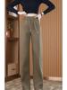 Specht Banane Damen High-Waist Schmal/Weitbein Herbsthose - Vielseitige, fließende Freizeit-Sweathose für Herbst/Winter