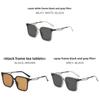 Gm Fashion Retro Square Sunglasses With Uv400 Protection For Casual Outings
