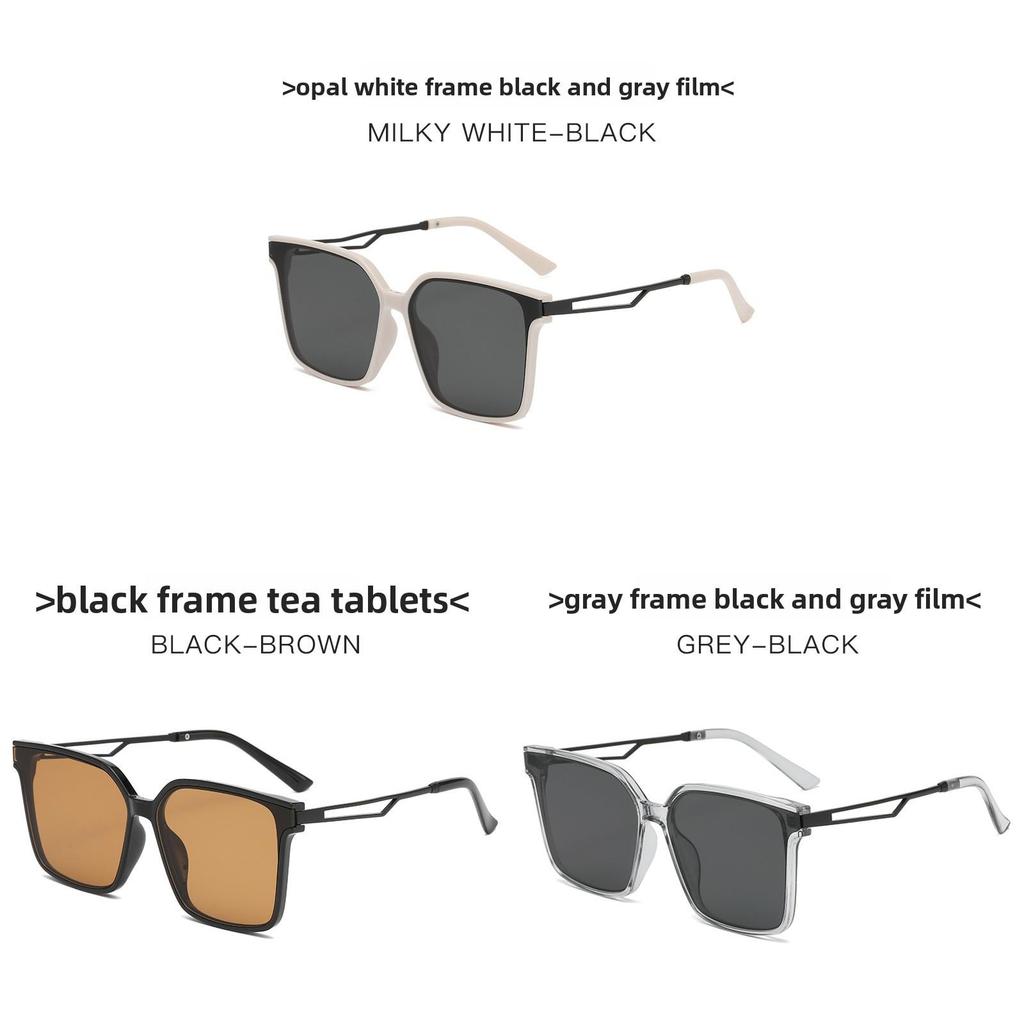 Gm Fashion Retro Square Sunglasses With Uv400 Protection For Casual Outings
