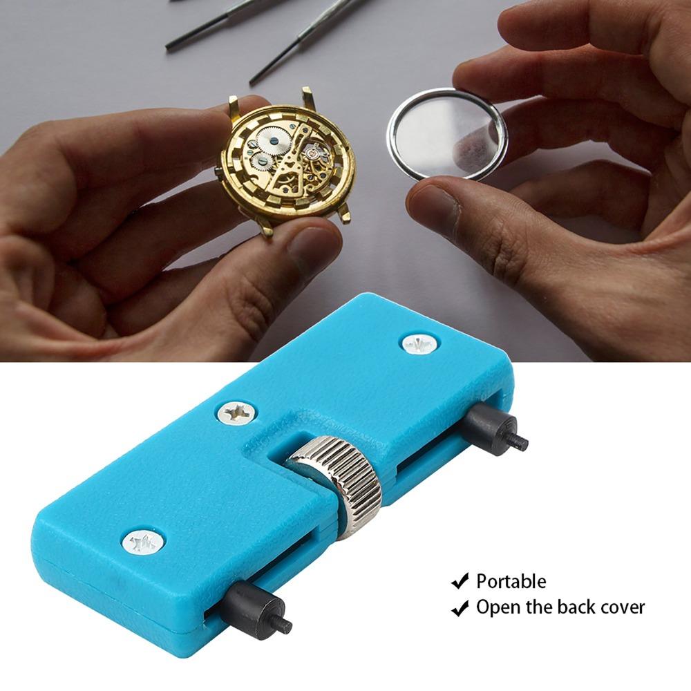 2pcs 2 Holder Watch Repair Kit Rectangle Shape Watch Battery Replacement Tool For Watchmaker