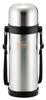 Pearl Metal Water Bottle 1000ml with Cup Double Stainless Steel Bottle Refless HB-2425
