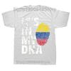 Funny Vintage Colombian Flag Colombia Pride T Shirts Summer Graphic Cotton Streetwear Short Sleeve Birthday Gifts Tshirt Men