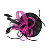New bridal feather headgear hair accessories mesh headgear bridal top hat horse racing festival hemp headgear hair accessories