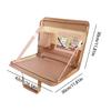 Car Steering Wheel Tray Portable Folding Auto Seat Back Small Table Eat Work Car Steering Wheel Dining Table Coffee Tray Board
