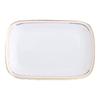Huihuang Ceramic Gold Rim Towel & Soap Dish Trays (Pack of 10)
