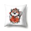 Dog Cross-border Fashion Fresh Animal Knitted Pattern Printed Pillow Cover Sofa