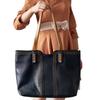All-Leather Women'S Bags, Cowhide Tote Bags, Genuine Leather Shoulder Bags, Soft Leather Commuter Briefcases, Casual Versatile Women'S Bags
