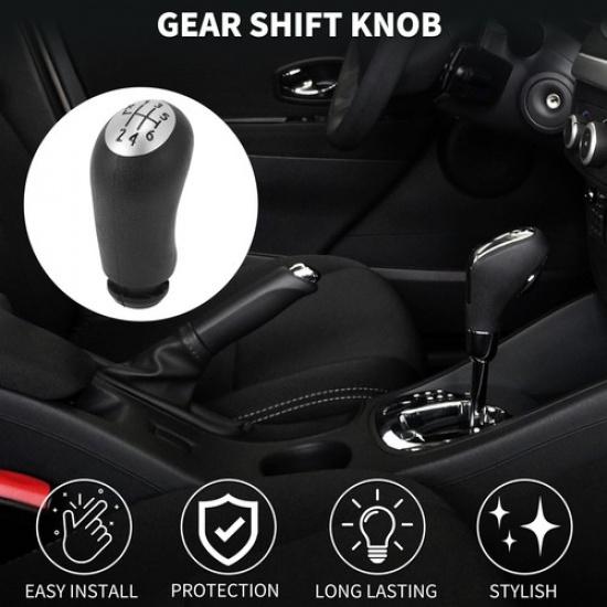 6 Speed Gear Shifter Knob No8200079112 for Renault Captur I 2013- Plastic