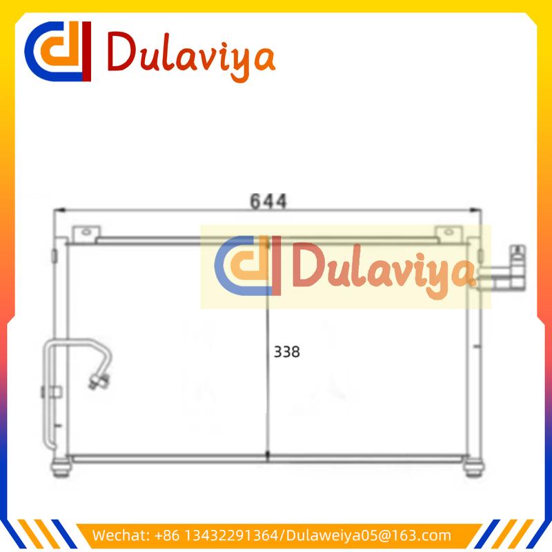 Air Conditioning AC Condenser For Mazda Familia 323 1998 Kinga KJ-84005