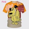 Summer Fashion Cartoon Character 3D Printing Men's Short-sleeved T-shirt Hip-hop Unisex Casual Round Neck T-shirt Top Streetwear