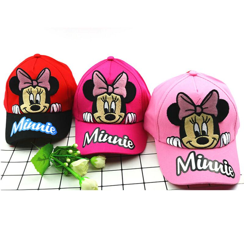 Kids Boys Girls Mickey Minnie Mouse Baseball Cap Sport Adjustable Snapback Hat