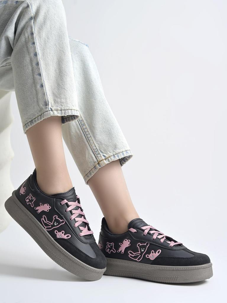 Shoetopia Γυναικεία Casual Αθλητικά Παπούτσια | Χαμηλά Παπούτσια με Κορδόνια και Αντικραδασμική Σόλα | Μοντέρνα Καθημερινά Παπούτσια Παπουτσιών Πεζοπορίας