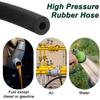 Fuel Line Hose, 4mm ID 10mm OD 4.9ft Length, NBR Rubber High Pressure Heat Resistant Gas Line Hose Oil Hose for Automotive Fuel Systems/Steam