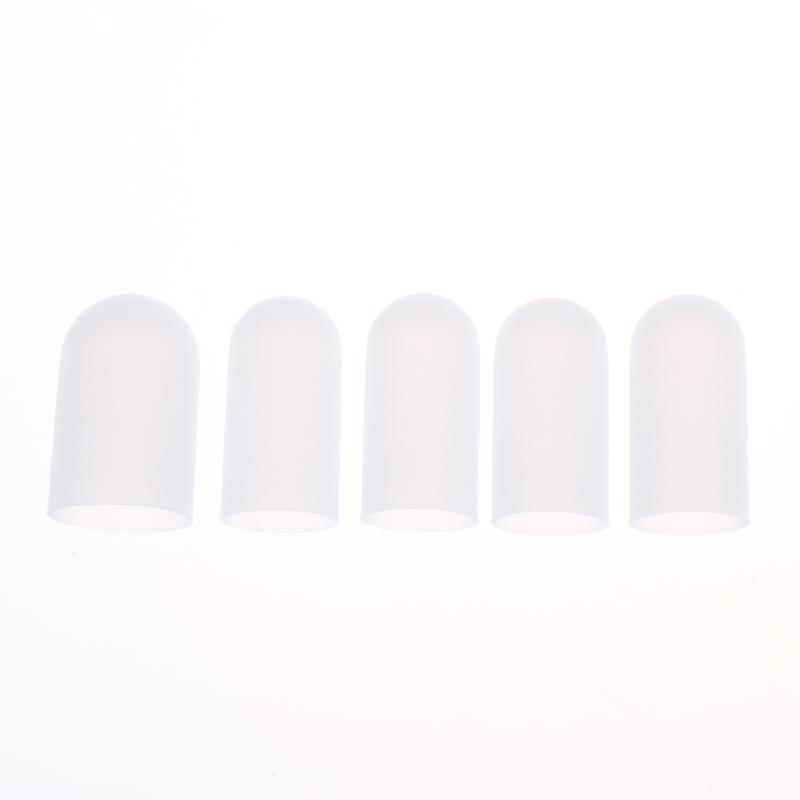 5/10Pcs Silicone Finger Protectors Heat Resistant Anti Slip Anti Scalding Antistatic Finger Cots Single-Finger Transparent Cover