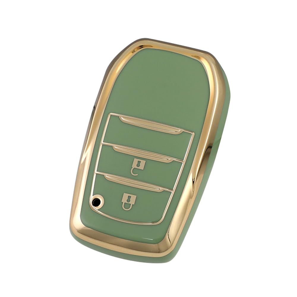 

Kinotaka Ексклюзивний TPU Чохол для Ключа Toyota для Yaris Cross, Prius, Серії 60, Нового Harrier, зелений