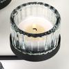 Black Metal Candle Holder Tealight Candle Stand Decorative Table