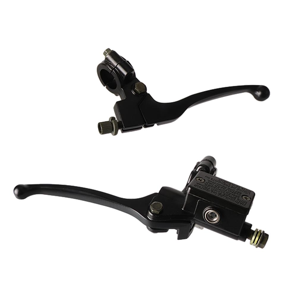 Motorcycle Brake Pump Right Master Cylinder Hydraulic Brake Lever Left Clutch handle For Dirt Pit Bike ATV Quad Moped Scooter